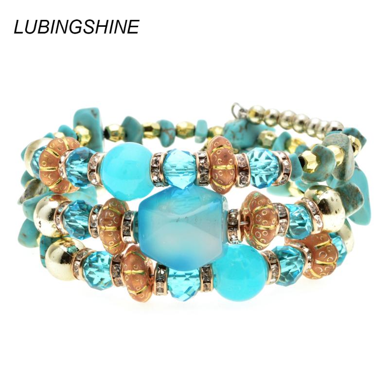 Anklets LUBINGSHINE Bohemia Women Multilayer Charms Bracelets&Bangles Crystal Stones Adjustable Wristband Wife Gift Jewelry B1432
Anklets LUBINGSHINE Bohemia Women Multilayer Charms Bracelets&Bangles Crystal Stones Adjustable Wristband Wife Gift Jewelry B1432