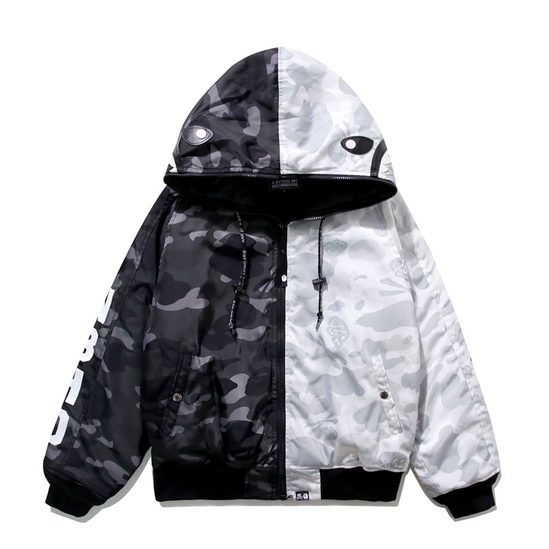 New Autumn And Winter Men's Camouflage Print Hooded Loose Thick Coats Fashion Unique Personality Design Coats 2 Colors, White
New Autumn And Winter Men's Camouflage Print Hooded Loose Thick Coats Fashion Unique Personality Design Coats 2 Colors, White