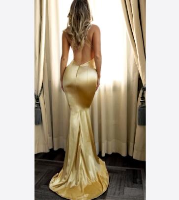 Lady Deep V Party Dress Evening Dress Solid Color Silk Sleeveless Women Body Camis Long Dresses Floor-Length Maxi Dress vestidos veran