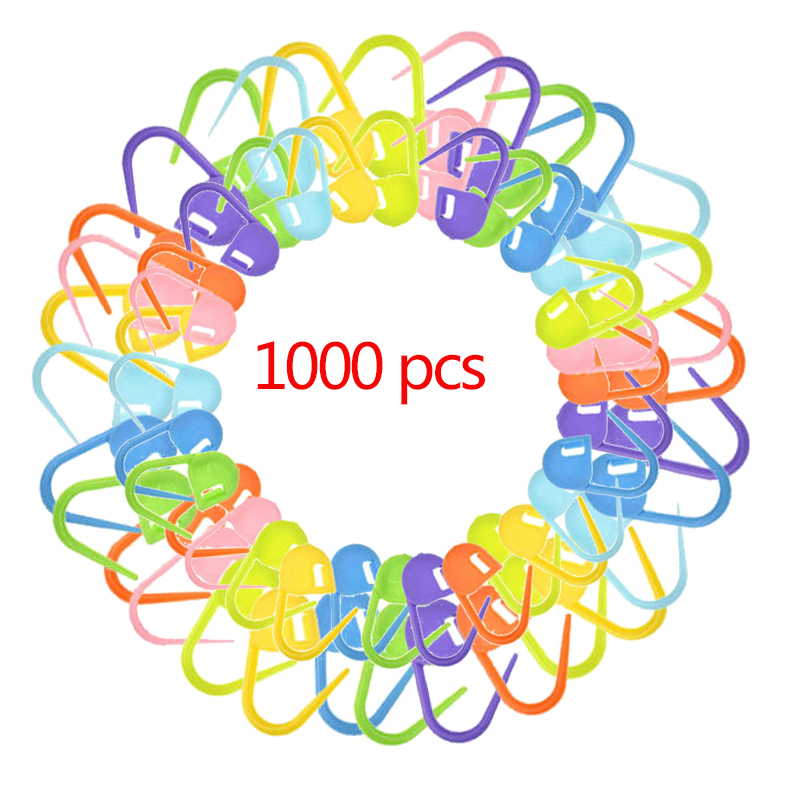 1000 pcs Mix Colors Stitch Markers Holders Crochet Knitting Stitch Knitting Needles Holder Sewing Accessories Size 22mm
1000 pcs Mix Colors Stitch Markers Holders Crochet Knitting Stitch Knitting Needles Holder Sewing Accessories Size 22mm
