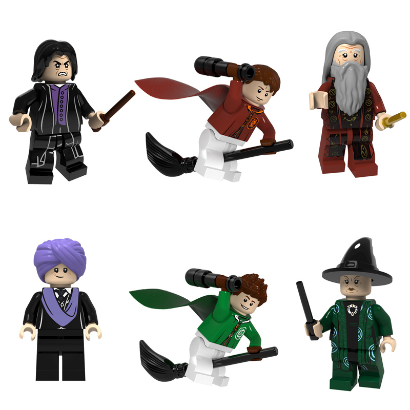 Newest 6pcs Harry Potter Dumbledore Quirrell Snape McGonagall Oliver Wood Mini Toy Figure Model Building Block Brick
Newest 6pcs Harry Potter Dumbledore Quirrell Snape McGonagall Oliver Wood Mini Toy Figure Model Building Block Brick