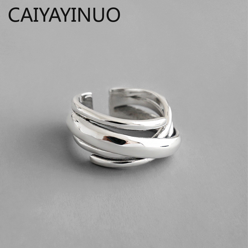 CAIYAYINUO 2018 Fashion Jewelry Silver 925 Jewelry Multi-layer Winding Engagement Ring 925 Sterling Silver Rings bague femme
CAIYAYINUO 2018 Fashion Jewelry Silver 925 Jewelry Multi-layer Winding Engagement Ring 925 Sterling Silver Rings bague femme