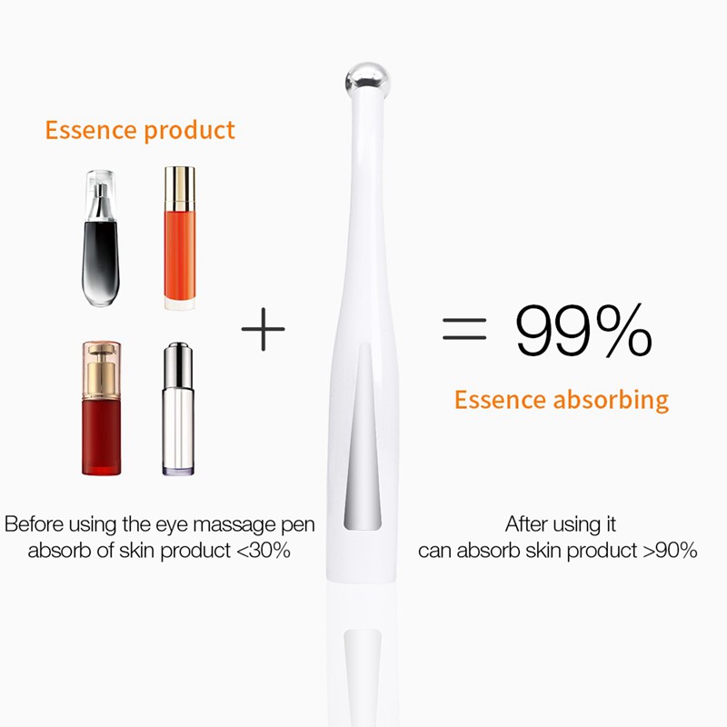 2 in 1 Electric Eye Massager Anti Aging Wrinkle Eye Patch Relief Micro-current Massage Negative Ion Importing Eyes Care Device