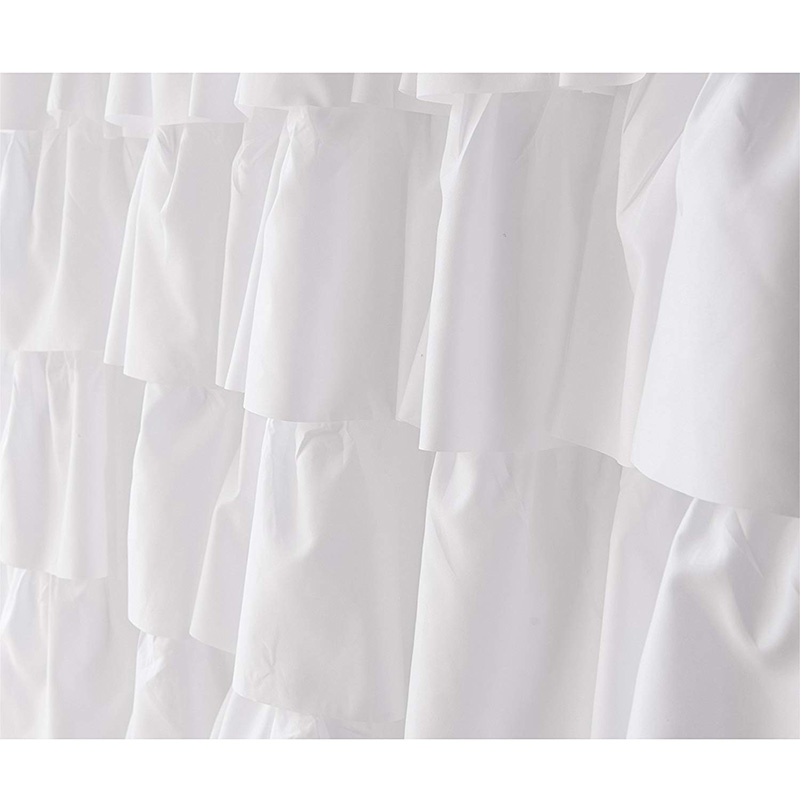 Ruffle Shower Curtain Home Decor Soft Polyester, Decorative Bathroom Accessories Great for Showers and Bathtubs White,71 inch X
Ruffle Shower Curtain Home Decor Soft Polyester, Decorative Bathroom Accessories Great for Showers and Bathtubs White,71 inch X