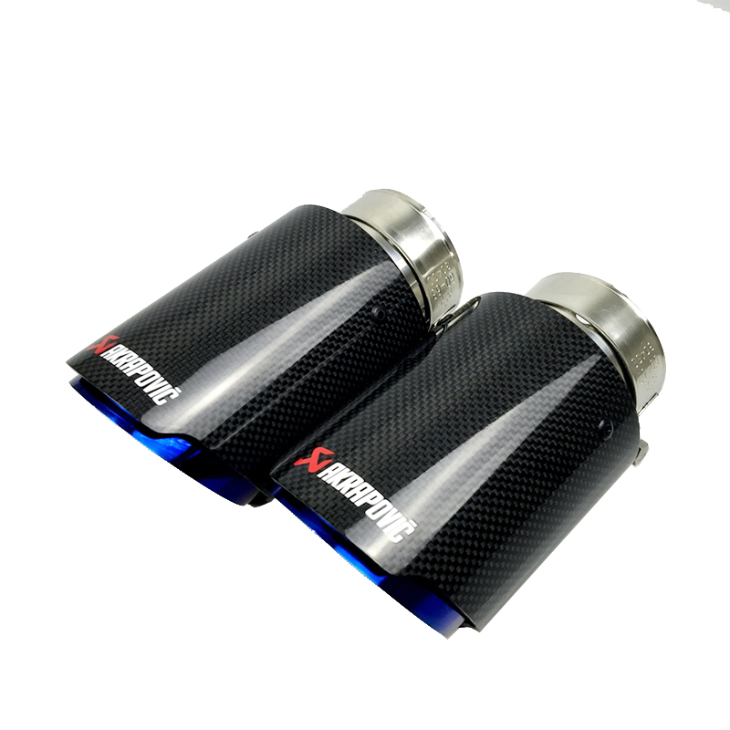 Car Glossy Carbon Fiber Exhaust Pipe Blue Stainless Steel Muffler Tips Back Tail Exhaust Muffler Tip Straight Edge
Car Glossy Carbon Fiber Exhaust Pipe Blue Stainless Steel Muffler Tips Back Tail Exhaust Muffler Tip Straight Edge