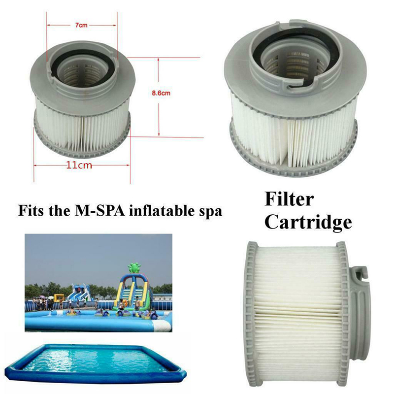 Newly 12 Pcs Filter Cartridges Strainer Replacement Durable for MSPA Tub Spas Swimming Pool