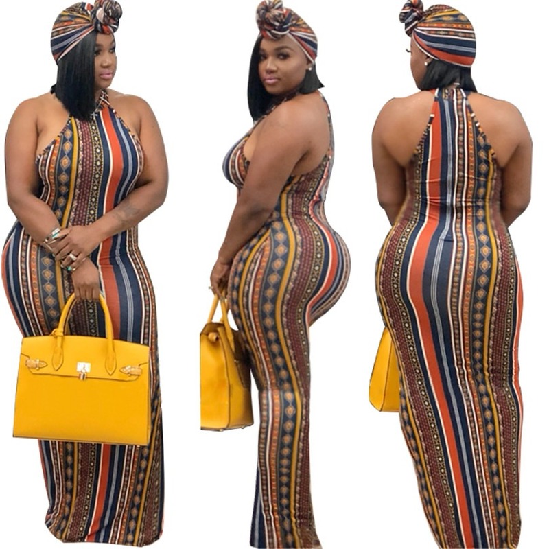for women in the new 2020 African suit and sexy stripes Bohemian print dress (including headscarf
for women in the new 2020 African suit and sexy stripes Bohemian print dress (including headscarf