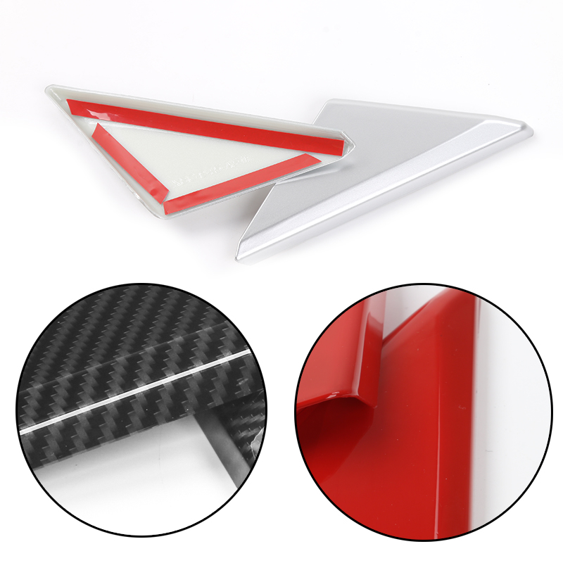 Car Window Front Triangle Trim ABS Decoraion Cover For Ford Mustang 2016 UP Car Exterior Accessories