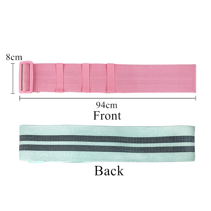 Adjustable Elastic Hip Booty Bands Anti Slip Resistance Bands Thick with Inner Grip Strip for Fitness Legs Butt Glute Workout Y200506