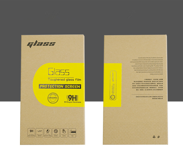 Universal Brown Paper Retail Package Boxes Packaging For Premium Tempered Glass 9H Screen Protector Within 6 inch Hard Package 2072
Universal Brown Paper Retail Package Boxes Packaging For Premium Tempered Glass 9H Screen Protector Within 6 inch Hard Package 2072