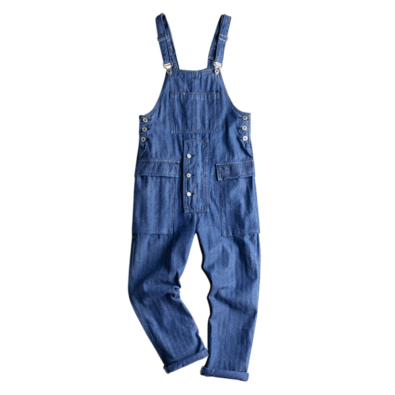 Men's loose pockets cargo stripe denim bib overalls Hip hop suspenders jumpsuits Casual jeans, Blue
Men's loose pockets cargo stripe denim bib overalls Hip hop suspenders jumpsuits Casual jeans, Blue