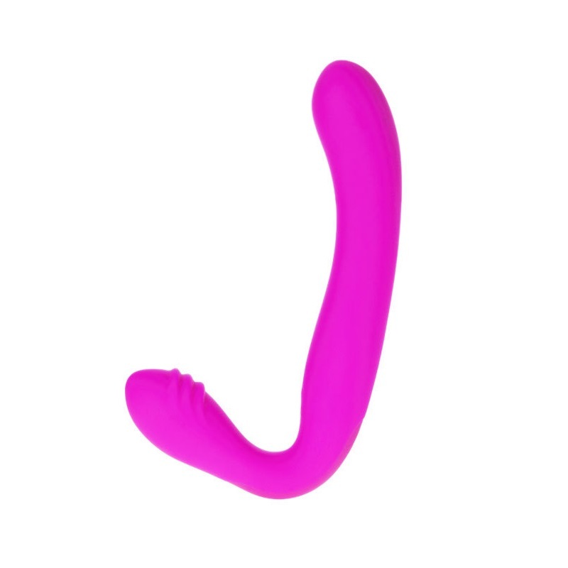 Silicone 30 speed double vibration rechargeable Strapless Strap On dildo penis anal plug vagina sex toy for couple lesbian women Y200422