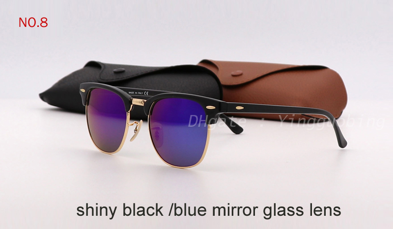 Wholesale-wholesale factory new classic Half Frame uv400 Sunglasses Men Women ber Mirrored 3016 Club Sun Glasses Master gafas 51mm size, White;black
Wholesale-wholesale factory new classic Half Frame uv400 Sunglasses Men Women ber Mirrored 3016 Club Sun Glasses Master gafas 51mm size, White;black