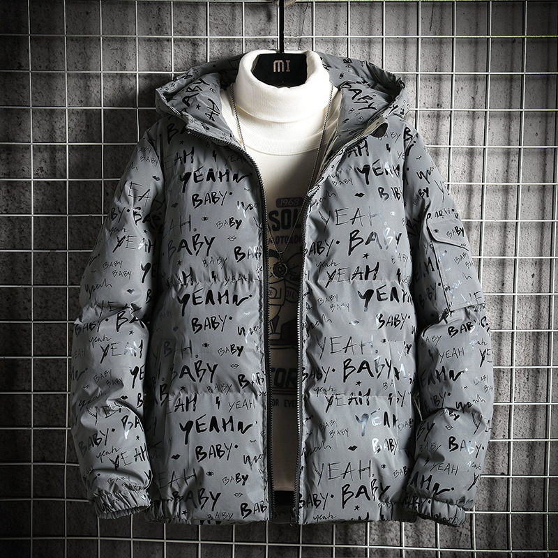2019 autumn & winter New Arrival glossy letter print cotton coat loose plus size casual zipper padded down cotton free Shipping, Silver
2019 autumn & winter New Arrival glossy letter print cotton coat loose plus size casual zipper padded down cotton free Shipping, Silver