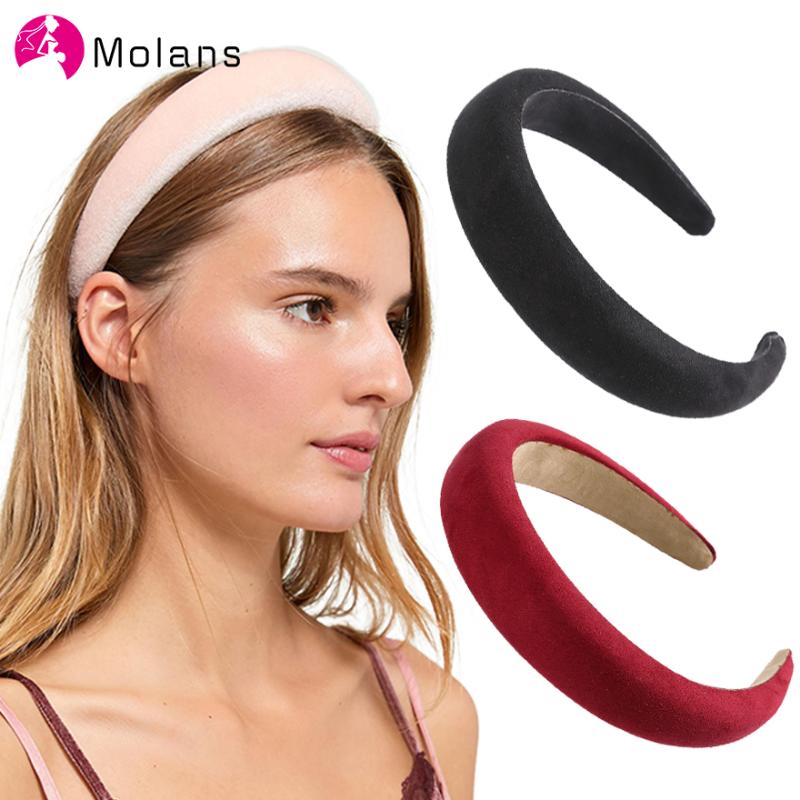 Molans Sponge Padded Suede Hairbands Solid Color Headbands Non-Slip Novelty Hair Accessories Head Hoops For Women Hair Bezels
Molans Sponge Padded Suede Hairbands Solid Color Headbands Non-Slip Novelty Hair Accessories Head Hoops For Women Hair Bezels