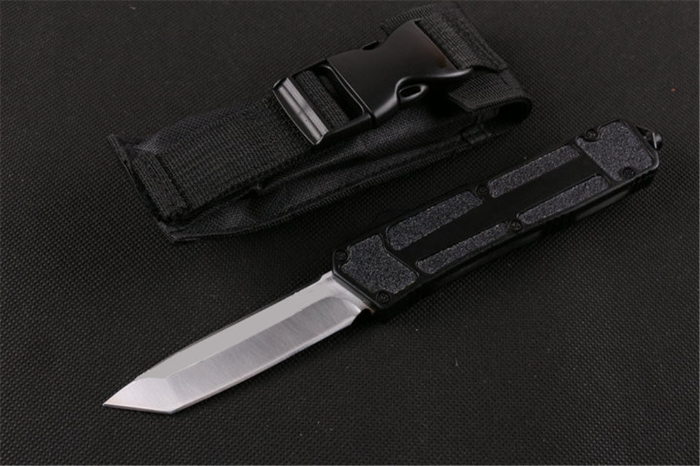High quality AUTO 440C Aviation aluminum alloy + steel grit fishing self defense automatic Hunting Pocket Knife camping EDC Knife
High quality AUTO 440C Aviation aluminum alloy + steel grit fishing self defense automatic Hunting Pocket Knife camping EDC Knife