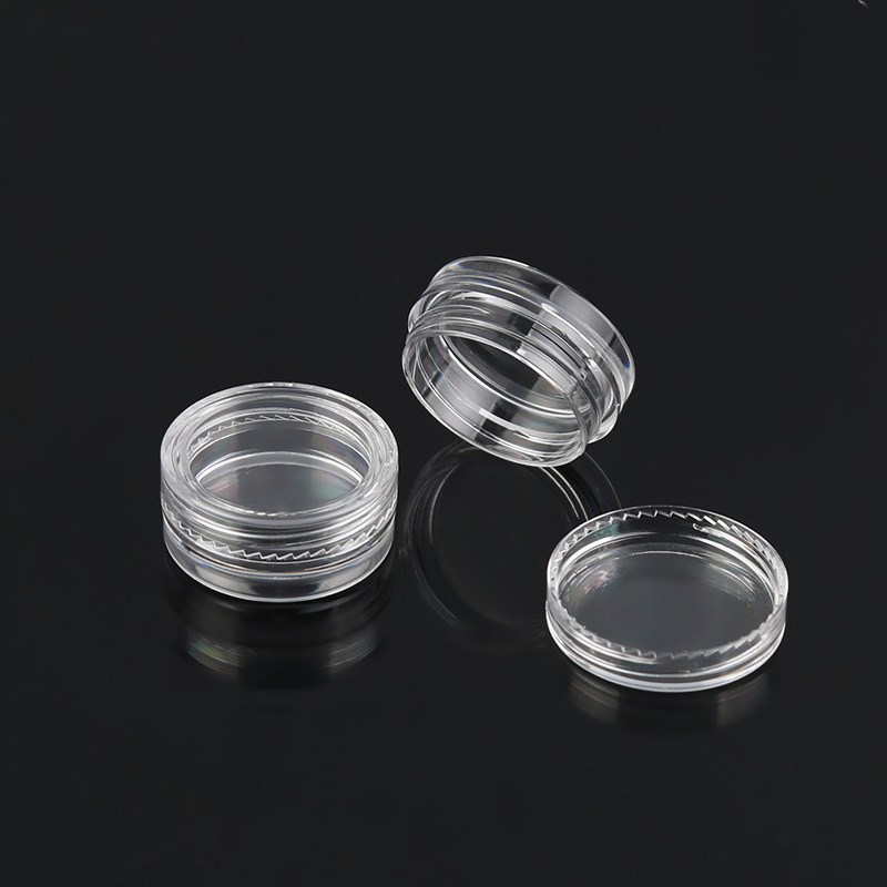 2.5g Containers Jars Bottle Clear Plastic Box Transparent 2.5 g For Cosmetic Wax Storage Makeup Balm Face Cream Eyeshadow Nail Lip Gloss Sample Refill - view 3