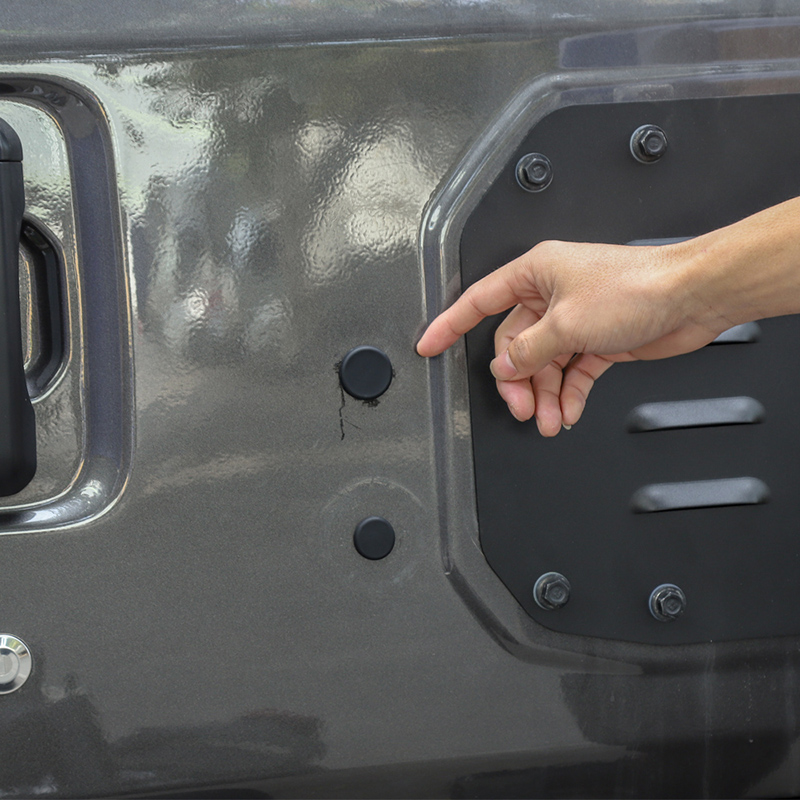 Tail Door Glue Plug Decorative Cover 3PCS Decoration Cover For Jeep Wrangler JL 2018+ Auto Exterior Accessories