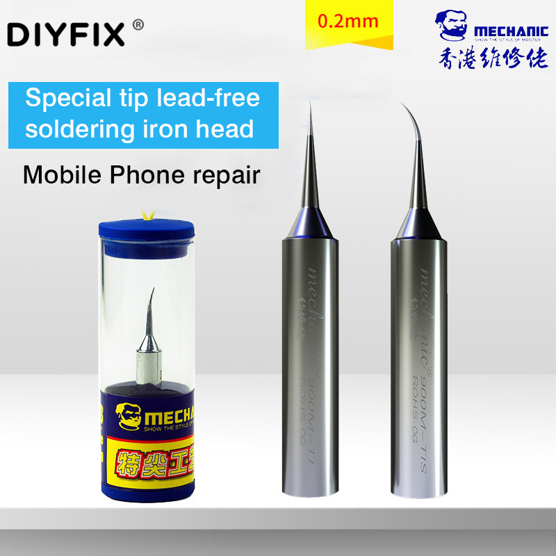 DIYFIX Soldering Iron Tips 900m-T-JI 900m-T-JIS Lead-free Solder Iron Head Tips 0.15mm BGA Welding Soldering Rework Tool Set
DIYFIX Soldering Iron Tips 900m-T-JI 900m-T-JIS Lead-free Solder Iron Head Tips 0.15mm BGA Welding Soldering Rework Tool Set