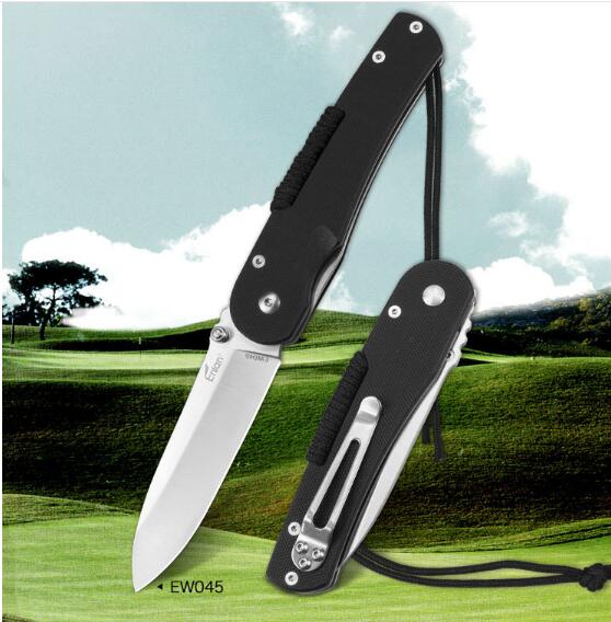 NEW TOP GRADE OEM Enlan EW045 folding knife 8CR13 blade black G10 handle 58-60 hardness camping outdoor pocket EDC tools wholesale price
NEW TOP GRADE OEM Enlan EW045 folding knife 8CR13 blade black G10 handle 58-60 hardness camping outdoor pocket EDC tools wholesale price