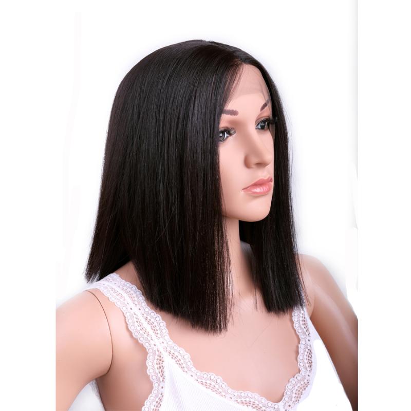 Sambarid Medium Lace Front Wig For Black and White Women Heat Fire Resistant Hair Synthetic Straight Braiding Hair, Natural black
Sambarid Medium Lace Front Wig For Black and White Women Heat Fire Resistant Hair Synthetic Straight Braiding Hair, Natural black