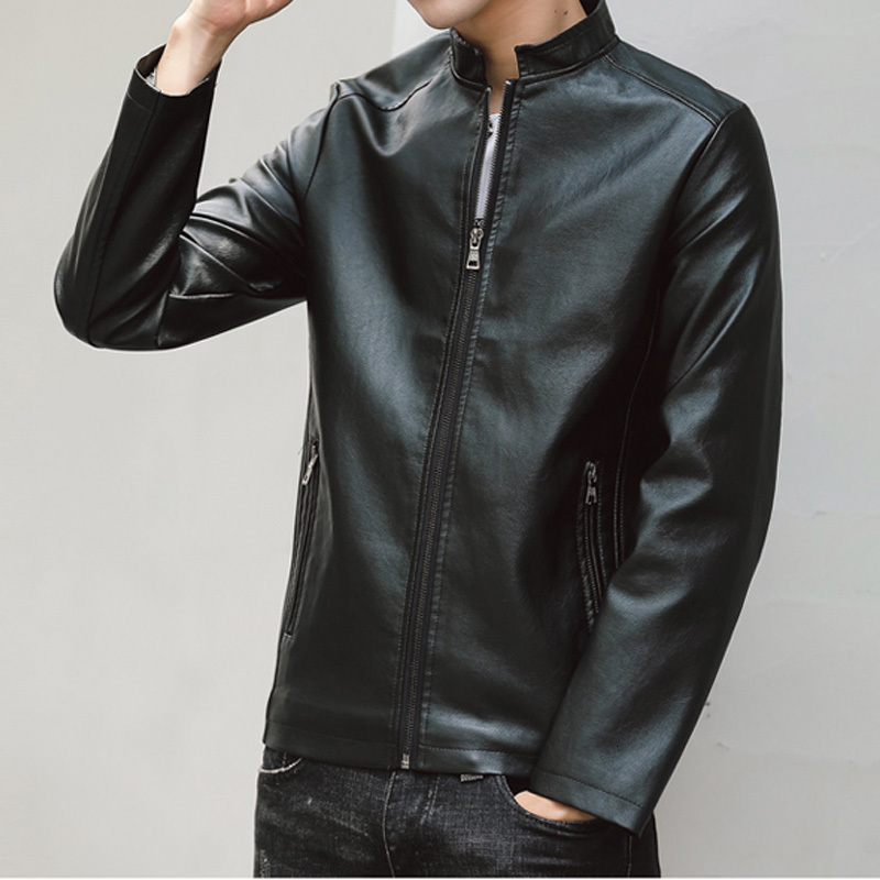Brand Mens Leather Jacket Slim Jacket Men Outerwear Biker Motorcycle Male PU Leather Men Clothing, Black
Brand Mens Leather Jacket Slim Jacket Men Outerwear Biker Motorcycle Male PU Leather Men Clothing, Black