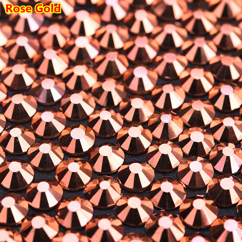 SS3-SS30 Mixed Size Shiny Glass Strass Nail Art Rhinestones Rose Gold Flatback Non Hotfix rhinestones for nails DIY
SS3-SS30 Mixed Size Shiny Glass Strass Nail Art Rhinestones Rose Gold Flatback Non Hotfix rhinestones for nails DIY
