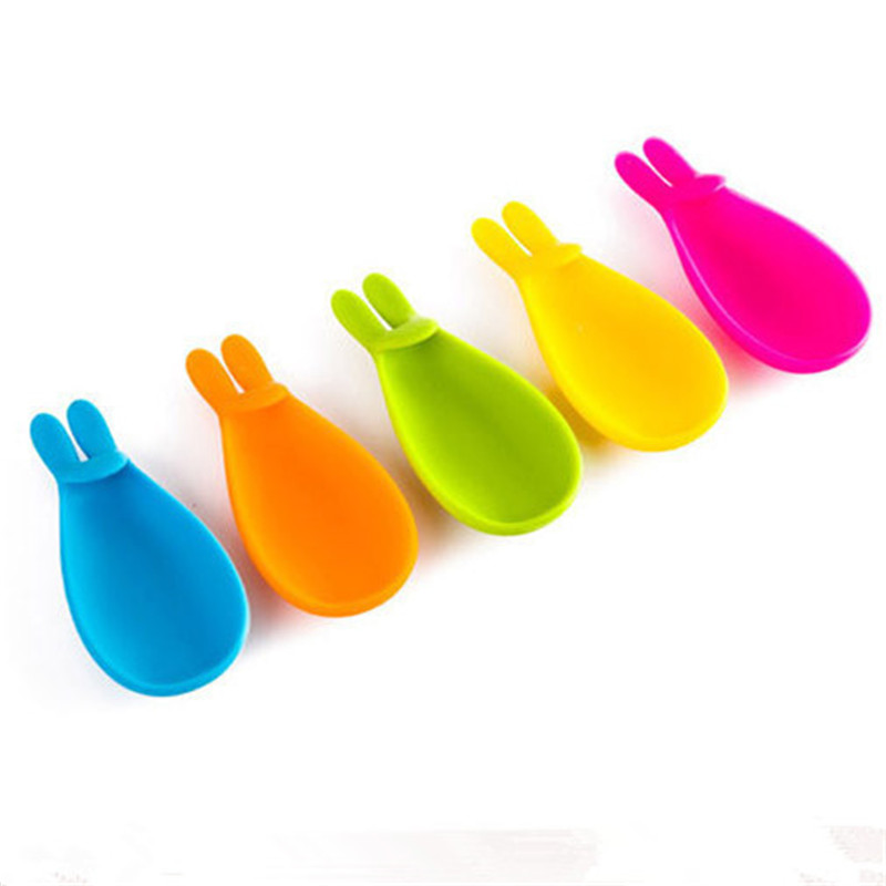 5 colors New Silicone Gel Rabbit Shape Tea Bag Infuser Holder Candy Color Mug Gift Rabbit Silicon Tea Bag stand