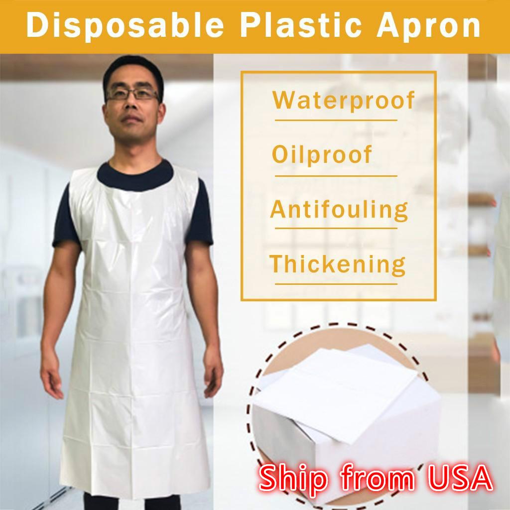 100pcs set Wholesale Disposable Apron Transparent Easy Use Kitchen Aprons For Men and Women Kitchen Cooking Cleaning Plastic Aprons FY6112
100pcs set Wholesale Disposable Apron Transparent Easy Use Kitchen Aprons For Men and Women Kitchen Cooking Cleaning Plastic Aprons FY6112