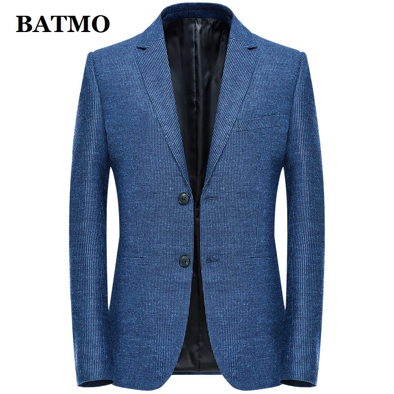 BATMO 2020 new arrival spring casual blazer men,men's casual jackets,plus-size -4XL 3019, Blue
BATMO 2020 new arrival spring casual blazer men,men's casual jackets,plus-size -4XL 3019, Blue