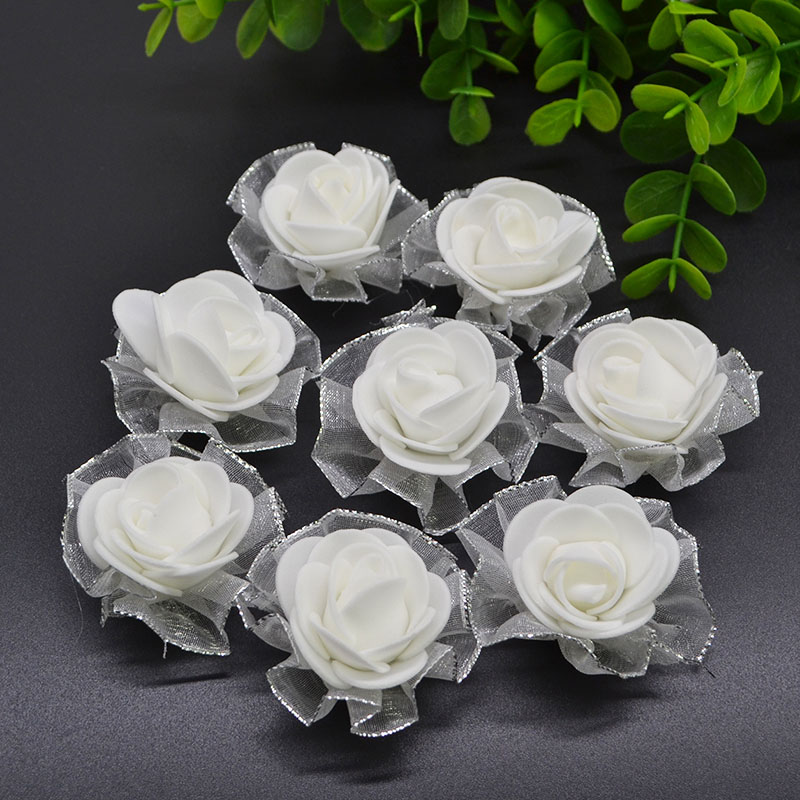 4.5cm 20pcs Glitter Fringe Foam Flowers DIY Handmade Flower Head Artificial Foam Rose Wedding Decoration Scrapbooking Crafts, Beige
4.5cm 20pcs Glitter Fringe Foam Flowers DIY Handmade Flower Head Artificial Foam Rose Wedding Decoration Scrapbooking Crafts, Beige