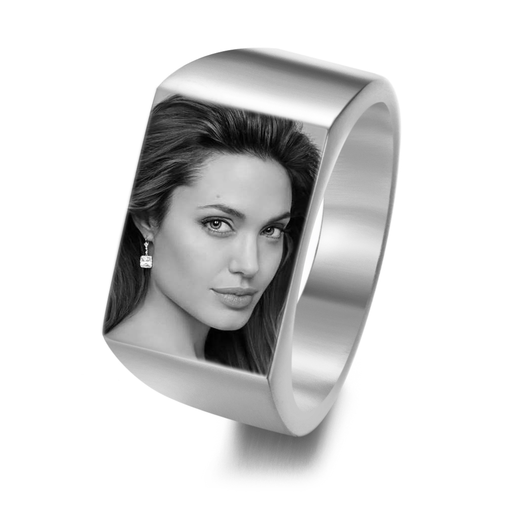 Customized Rings Engrave Name Photo Logo Ring Stainless Steel Round Mens Signet Rings For Family Wedding Personalized Gifts SL-028
Customized Rings Engrave Name Photo Logo Ring Stainless Steel Round Mens Signet Rings For Family Wedding Personalized Gifts SL-028