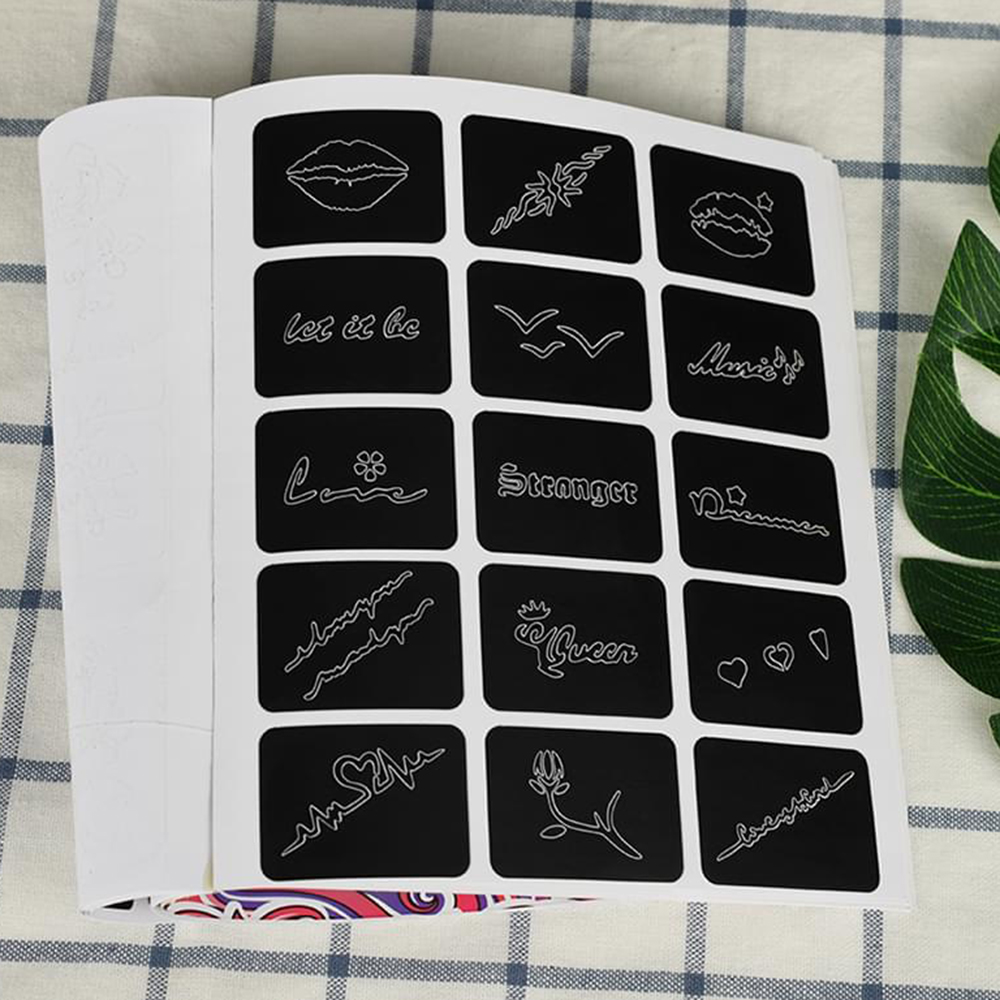 169pcs/Lot Body Art Reusable Sticker Stencils for Tattoo Painting Template Airbrush Glitter Tattoo Stencil Set Album
169pcs/Lot Body Art Reusable Sticker Stencils for Tattoo Painting Template Airbrush Glitter Tattoo Stencil Set Album