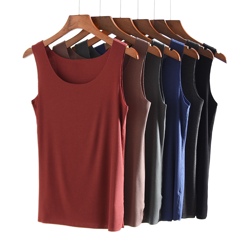 High Quality fashion Summer Solid Seamless Women Tank Tops Vogue Soft Modal Vest Sleeveless Female Tanks Plus Size, 10
High Quality fashion Summer Solid Seamless Women Tank Tops Vogue Soft Modal Vest Sleeveless Female Tanks Plus Size, 10