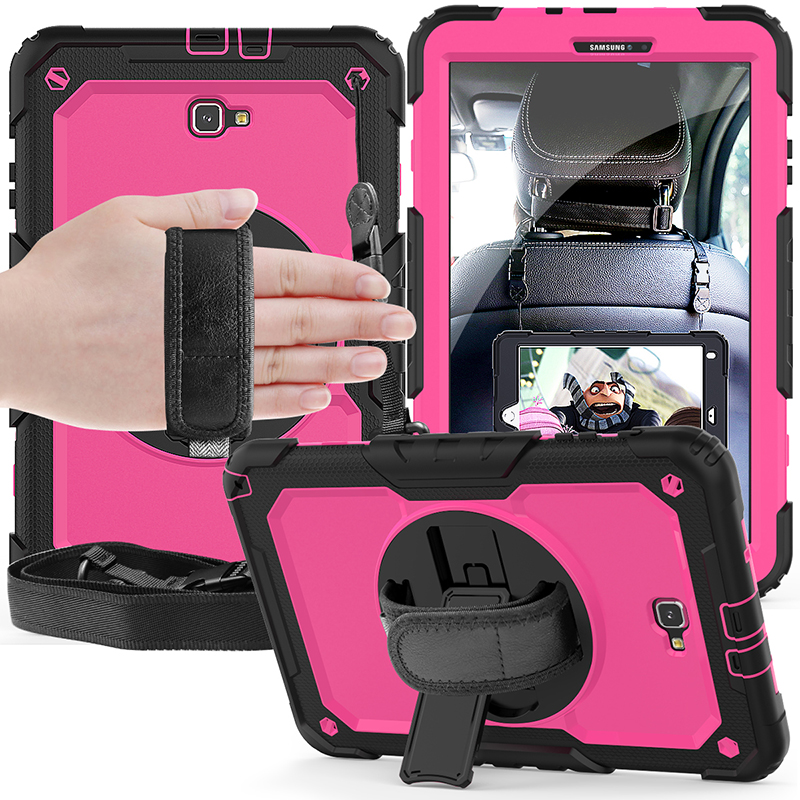 360 Rotating Silicone Hybrid Case with Shoulder Strap for Samsung Galaxy Tab A 10.1 2016 T580 T585 SM-T580 SM-T585 Tablet+Pen
360 Rotating Silicone Hybrid Case with Shoulder Strap for Samsung Galaxy Tab A 10.1 2016 T580 T585 SM-T580 SM-T585 Tablet+Pen