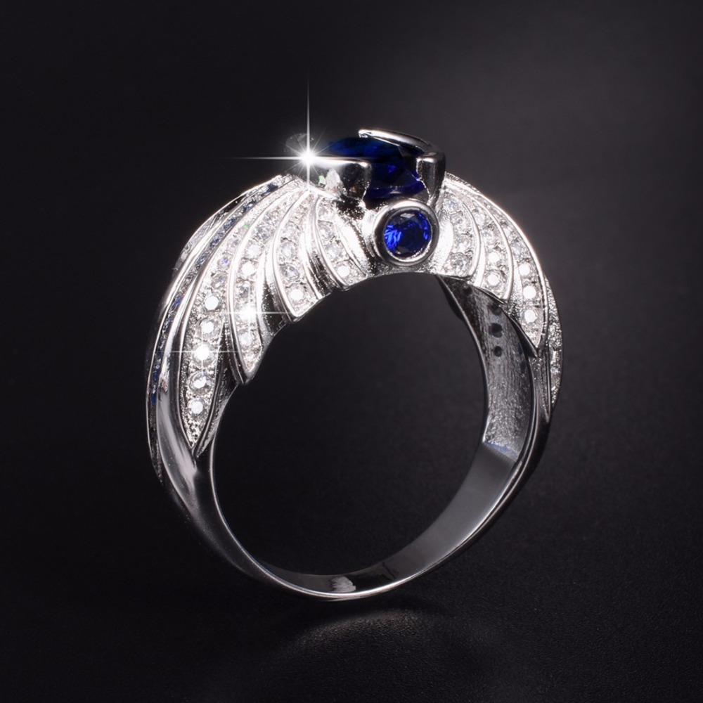 Size 8,9,10,11,12,13 Men's Angel Wing Ri 925 streling Silver Blue Sapphire Rings Engagement Wedding Band ring jewelry boy
Size 8,9,10,11,12,13 Men's Angel Wing Ri 925 streling Silver Blue Sapphire Rings Engagement Wedding Band ring jewelry boy