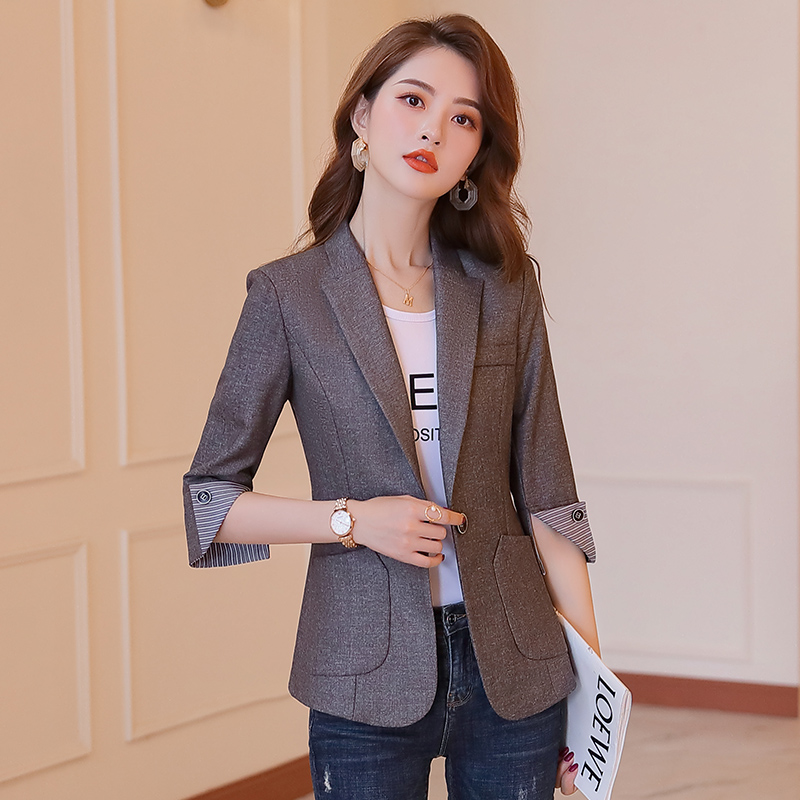Casual Office Business Blazers Women Fashion 3/4 Sleeve Jacket Blazers Jacket Office Ladies Work Coat Black White Plus Size, Only black blazer
Casual Office Business Blazers Women Fashion 3/4 Sleeve Jacket Blazers Jacket Office Ladies Work Coat Black White Plus Size, Only black blazer