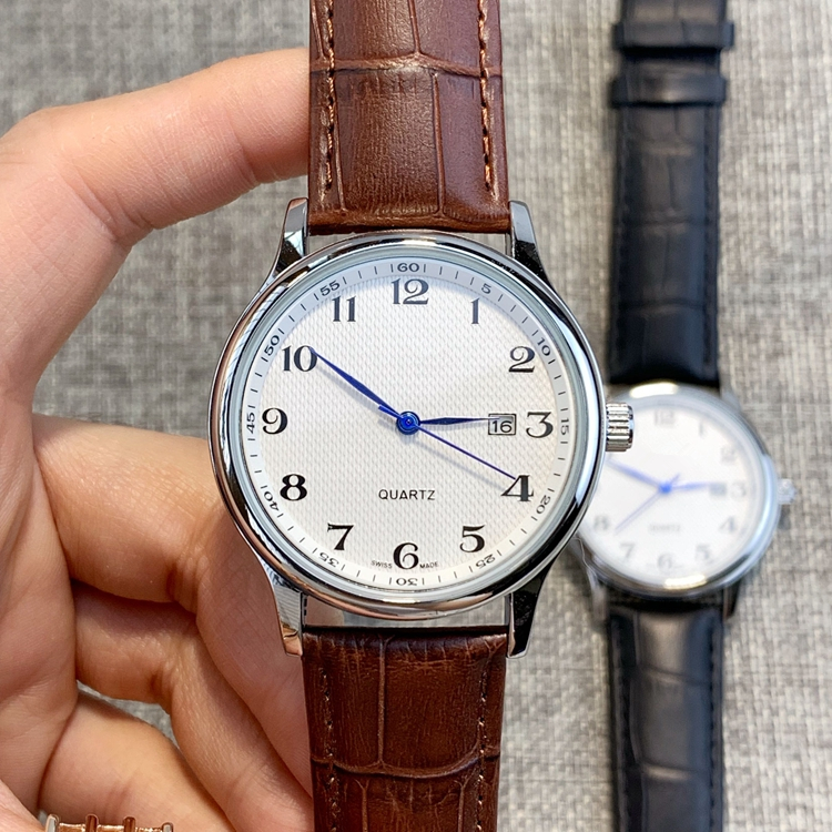 Top New style Quartz Watches for man Popular sports Leather Dress Wristwatch Business wristwatches High quality Fashion Casual Elegant Watch, Brown band white dial
Top New style Quartz Watches for man Popular sports Leather Dress Wristwatch Business wristwatches High quality Fashion Casual Elegant Watch, Brown band white dial