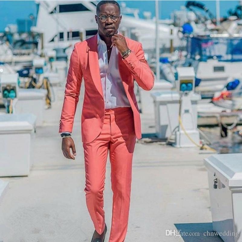Coral Casual Men Suits 2019 Slim Fit Wedding Tuxedos Shawl Lapel Groom Wear 2PCS Bridegroom Suits Groomsman Prom Blazer, Same as image
Coral Casual Men Suits 2019 Slim Fit Wedding Tuxedos Shawl Lapel Groom Wear 2PCS Bridegroom Suits Groomsman Prom Blazer, Same as image