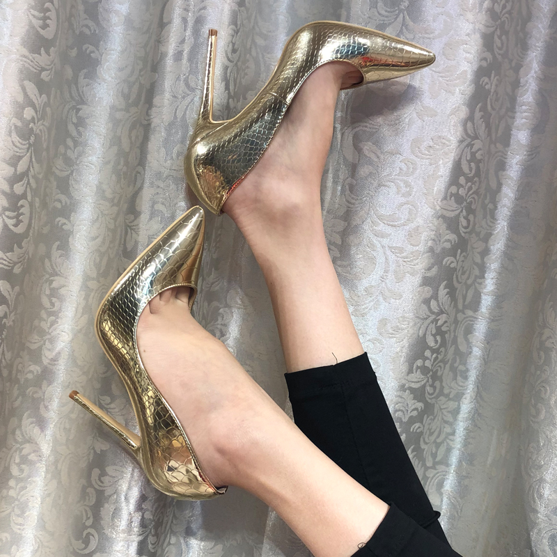 Free Shipping women lady woman 2019ss fashion Leather gold python Poined Toes Wedding heels Stiletto High Heels shoes pumps boots 12cm 10cm, 8cm
Free Shipping women lady woman 2019ss fashion Leather gold python Poined Toes Wedding heels Stiletto High Heels shoes pumps boots 12cm 10cm, 8cm