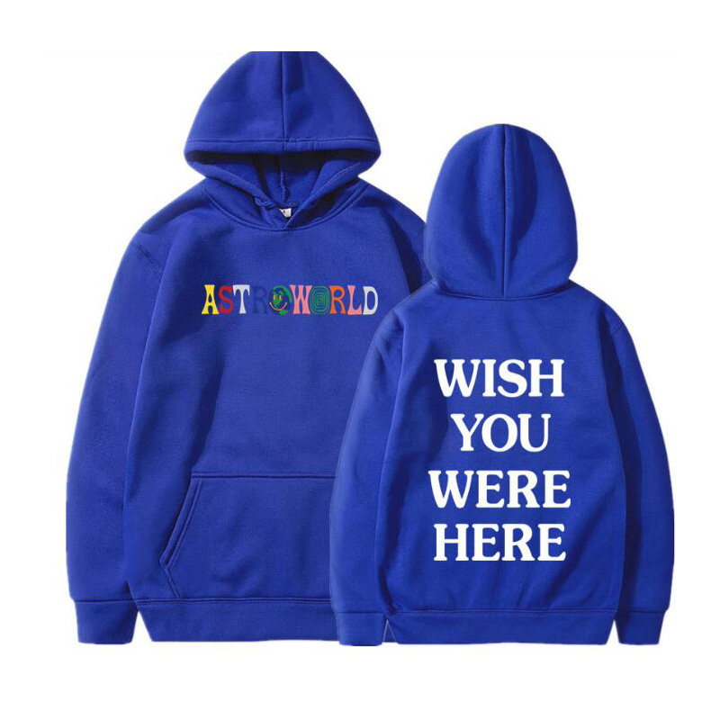 Astroworld Hoodie Mens High Quality Designer Fleece Sweatshirts Free Shipping Embroidery Hip Hop Pullover New Travis Hoodies
