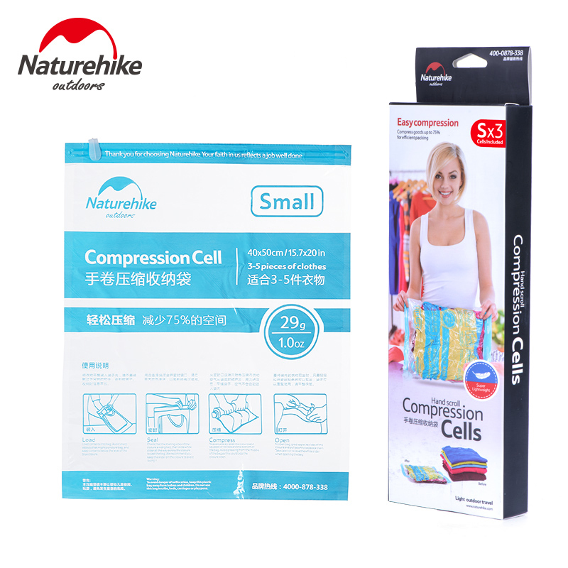 Naturehike Vacuum Bags Compression Sacks For Travel Carry Storage On Luggage Clothes C19030201
