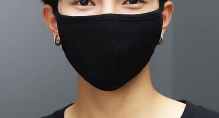 NEW Reusable Washable Cotton Face Mask Anti Dust Adult Unisex Protective Face Cover Plain black white