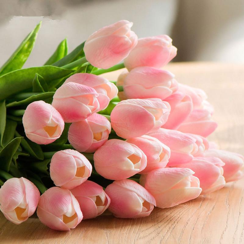 10Pcs/lot Pu Mini Tulip Artificial Flower Real Touch Wedding Flower Bouquet Fake Silk Flowers for Home Party Decoration, White
10Pcs/lot Pu Mini Tulip Artificial Flower Real Touch Wedding Flower Bouquet Fake Silk Flowers for Home Party Decoration, White