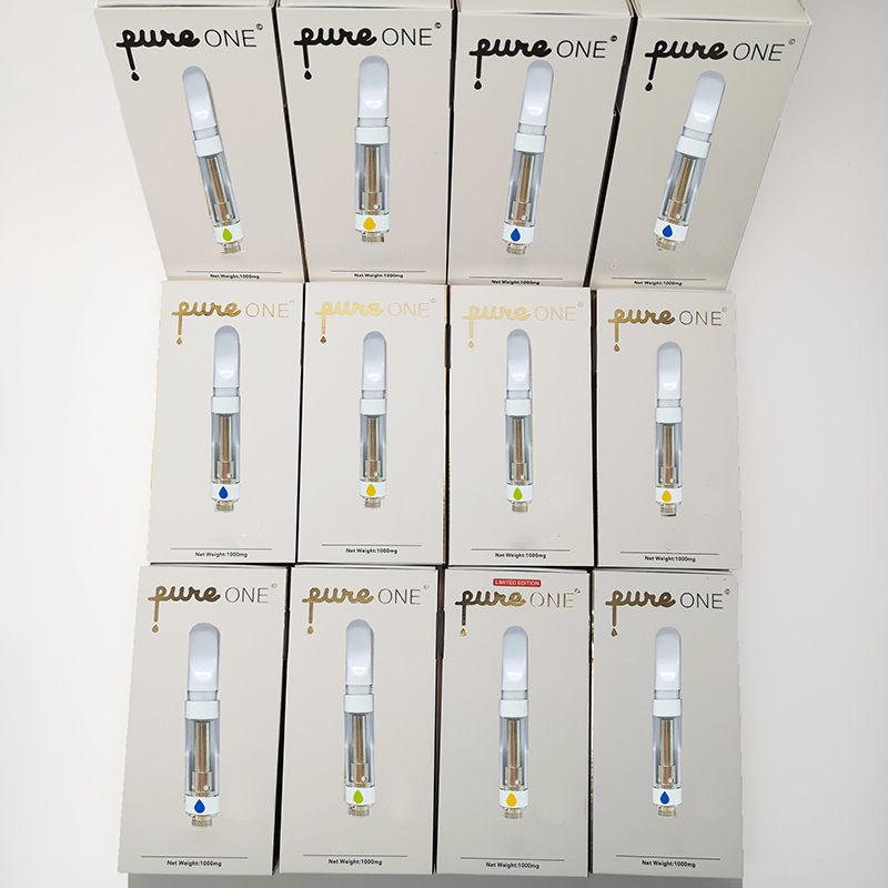 Pure One Vape Cartridge Packaging Atomizer E-Cigarettes Vaping Carts 0.8ML 1ML Pureone Ceramic Vapes Pen Cartridges Thick Oil Vaporizer Pens
Pure One Vape Cartridge Packaging Atomizer E-Cigarettes Vaping Carts 0.8ML 1ML Pureone Ceramic Vapes Pen Cartridges Thick Oil Vaporizer Pens