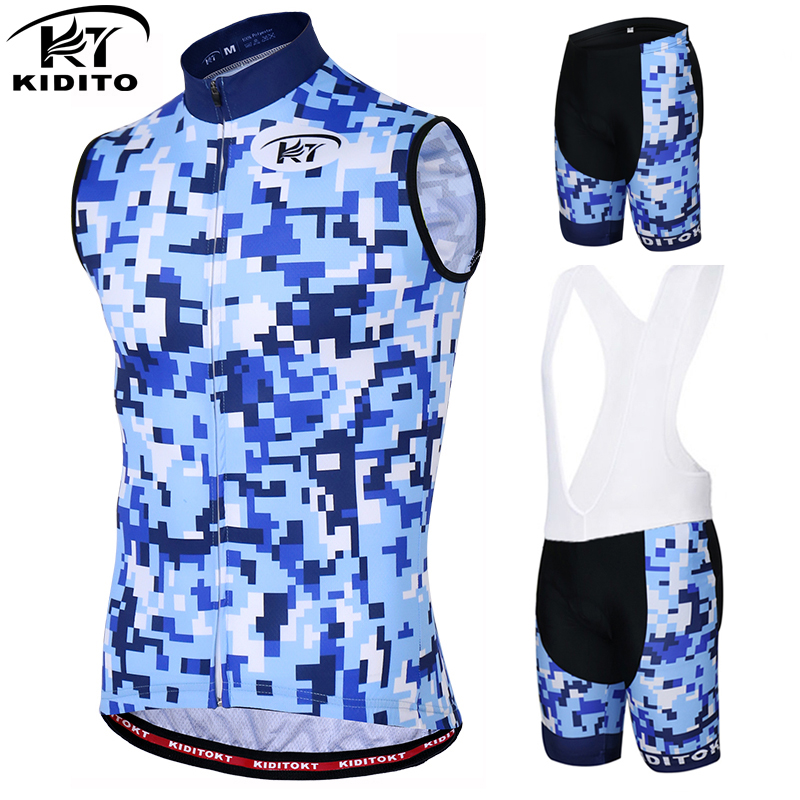 KIDITOKT Pro Sleeveless Cycling Jersey Set Summer MTB Bicycle Cycling Clothing Suit Breathable Mountain Bike Wear, Jersey and pants
KIDITOKT Pro Sleeveless Cycling Jersey Set Summer MTB Bicycle Cycling Clothing Suit Breathable Mountain Bike Wear, Jersey and pants