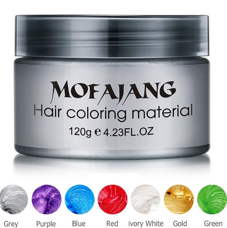 Professional Hair Pomades Mofajang Pomade Hair Natural Hair Coloring Material Strong Style Restoring Pomade Wax 120G For Men Ans Women-image
