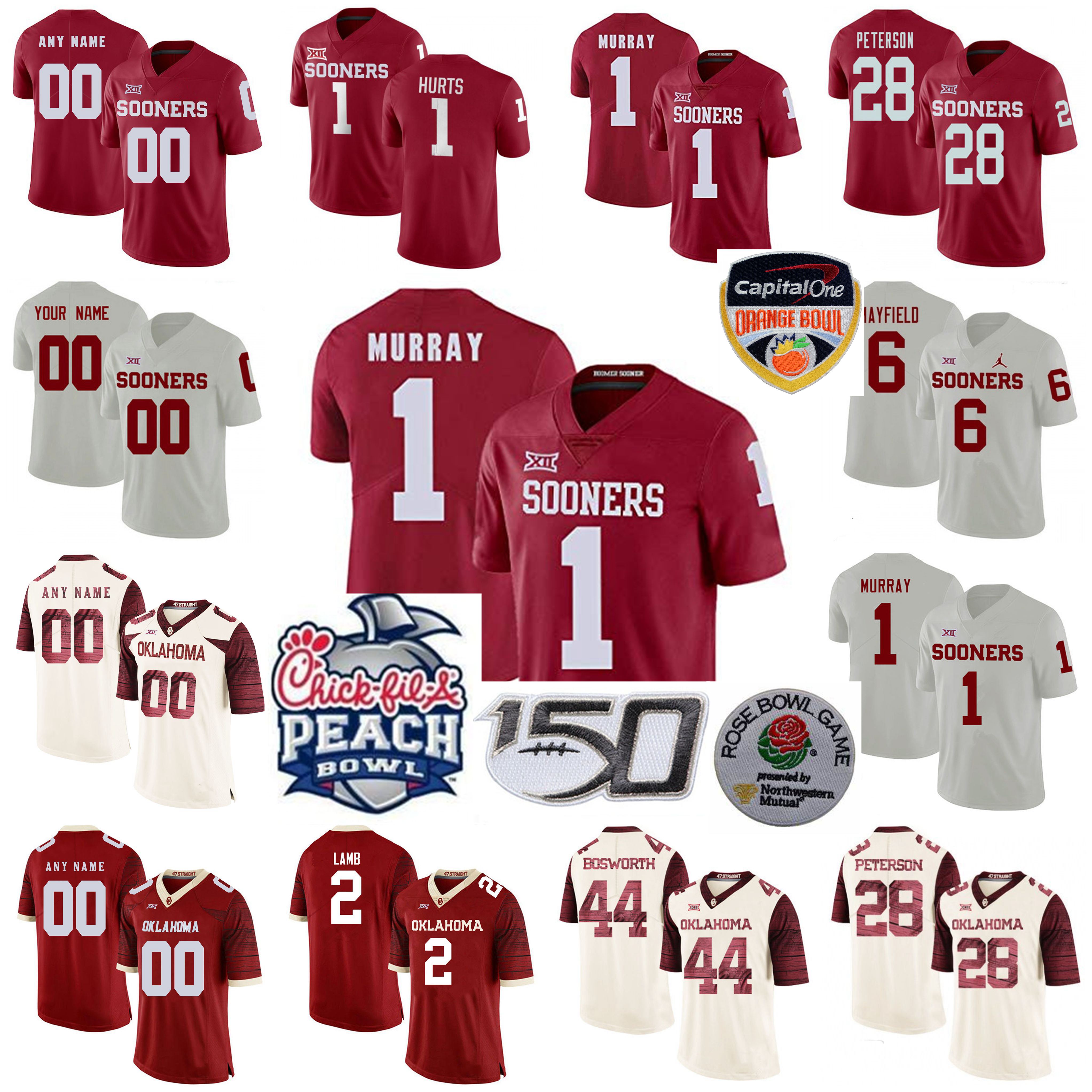Oklahoma Sooners College Football Jerseys Mens Spencer Rattler Jersey Caleb Kelly Jadon Haselwood Trejan Bridges Kennedy Brooks Custom, Mens red with orange bowl
Oklahoma Sooners College Football Jerseys Mens Spencer Rattler Jersey Caleb Kelly Jadon Haselwood Trejan Bridges Kennedy Brooks Custom, Mens red with orange bowl