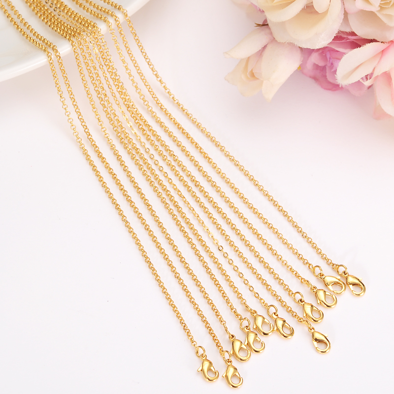 12pcs 50cm Gold Filled Necklace Chain for MenWomen girls Necklace BraceletByzantine Chain Necklace diy charms gift accessories
12pcs 50cm Gold Filled Necklace Chain for MenWomen girls Necklace BraceletByzantine Chain Necklace diy charms gift accessories