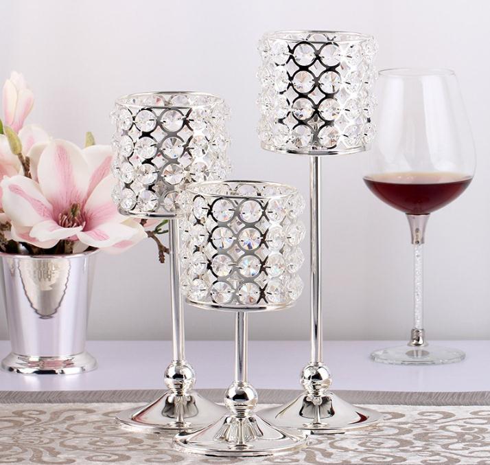 2019NEW luxury silver crystal beaded votive candle holder candelabra candlestick shape event wedding party table decoration
2019NEW luxury silver crystal beaded votive candle holder candelabra candlestick shape event wedding party table decoration